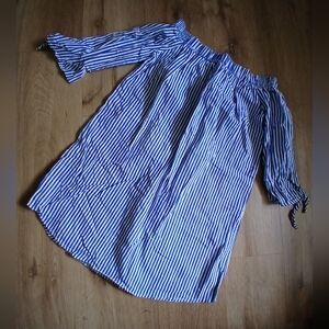 Live 4 Truth Blue and White Striped Dress